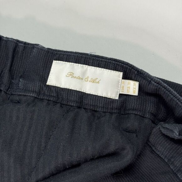 Porter & Ash Mens Luxury Casual‎ Summer Shorts Navy NWOT Size 30 - Picture 5 of 7